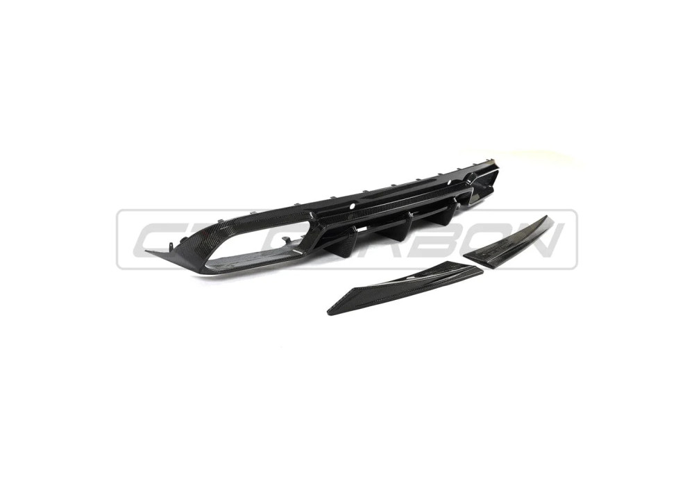 Rear Diffuser Carbon Fiber CT CARBON For Mercedes C63 C63S AMG Coupe C205 A205 Facelift