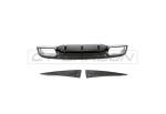 Rear Diffuser Carbon Fiber CT CARBON For Mercedes C63 C63S AMG Coupe C205 A205 Facelift