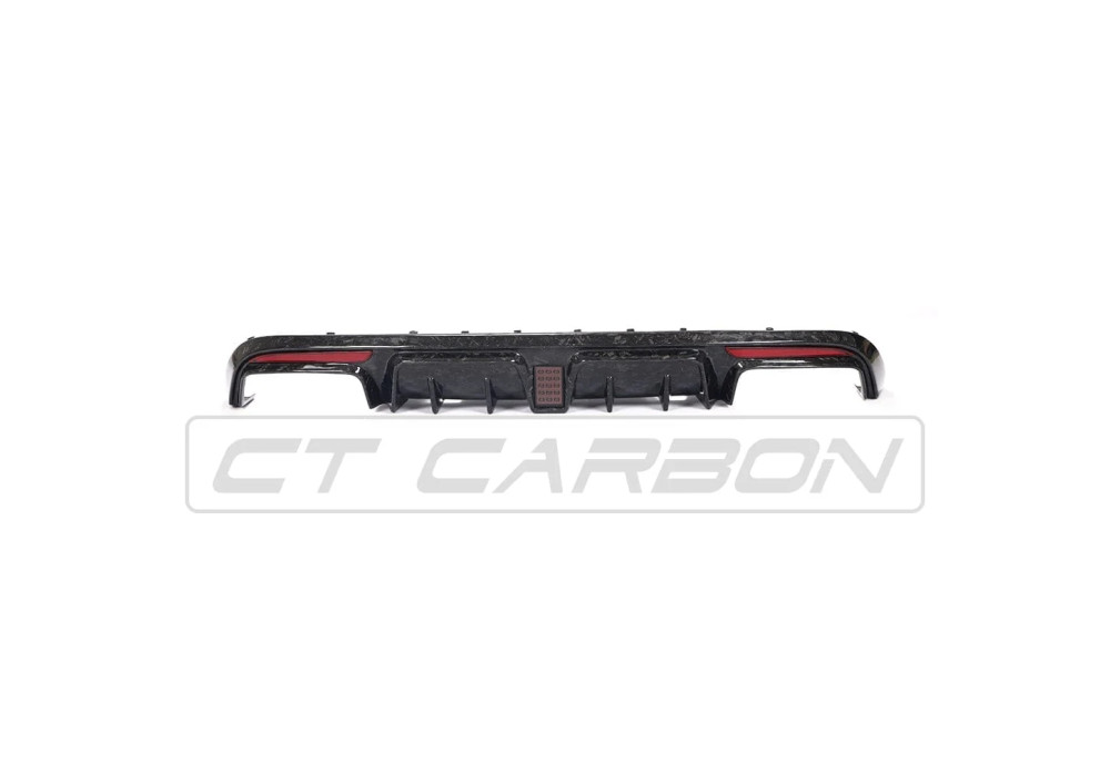Rear Diffuser Forget Carbon Fiber CT CARBON For Mercedes C63 C63S AMG W205 Sedan