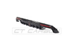 Rear Diffuser Forget Carbon Fiber CT CARBON For Mercedes C63 C63S AMG W205 Sedan
