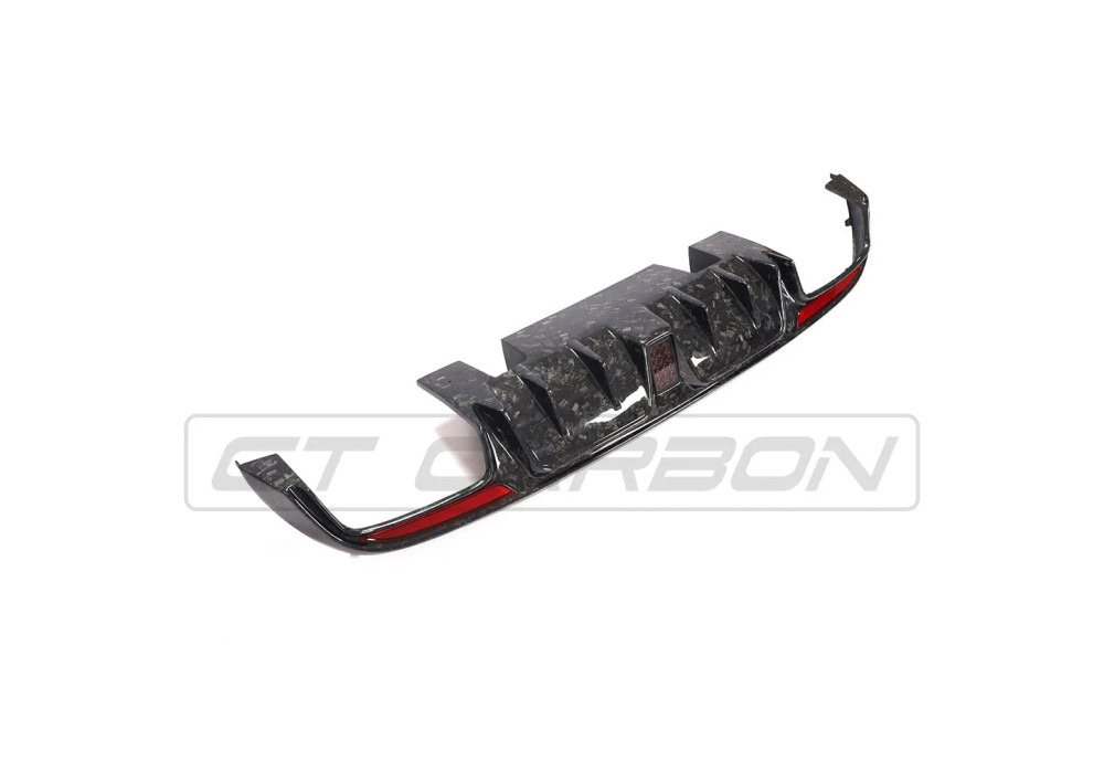 Rear Diffuser Forget Carbon Fiber CT CARBON For Mercedes C63 C63S AMG W205 Sedan