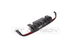 Rear Diffuser Forget Carbon Fiber CT CARBON For Mercedes C63 C63S AMG W205 Sedan