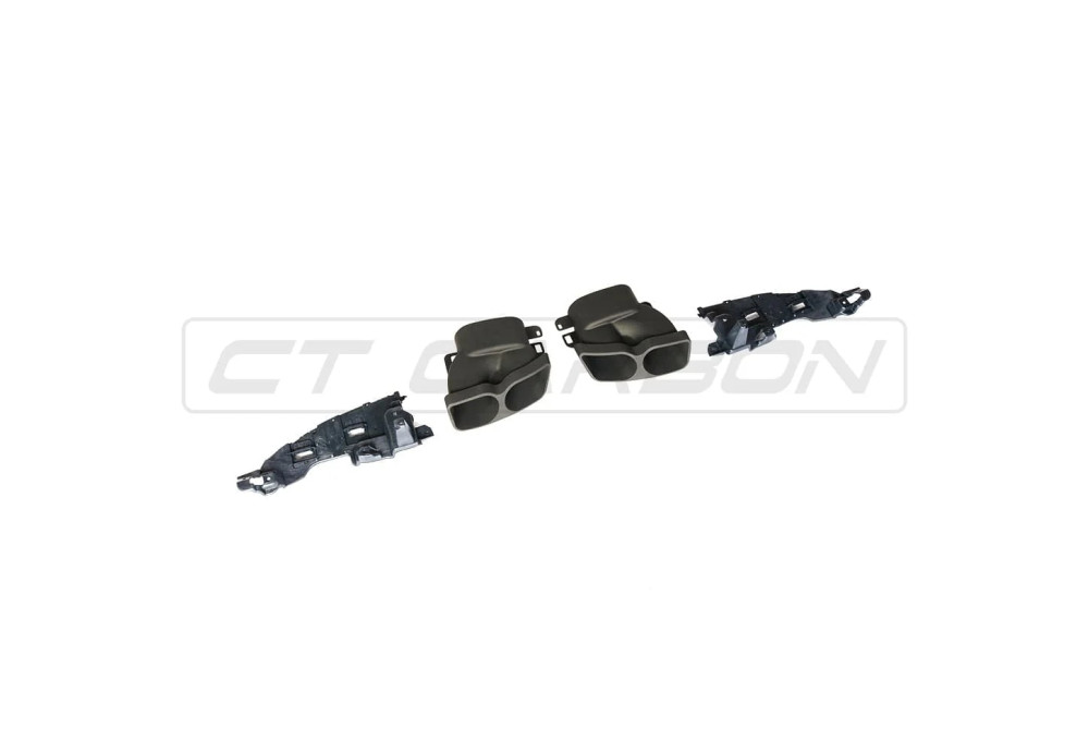 Rear Diffuser Forget Carbon Fiber CT CARBON For Mercedes C63 C63S AMG W205 Sedan