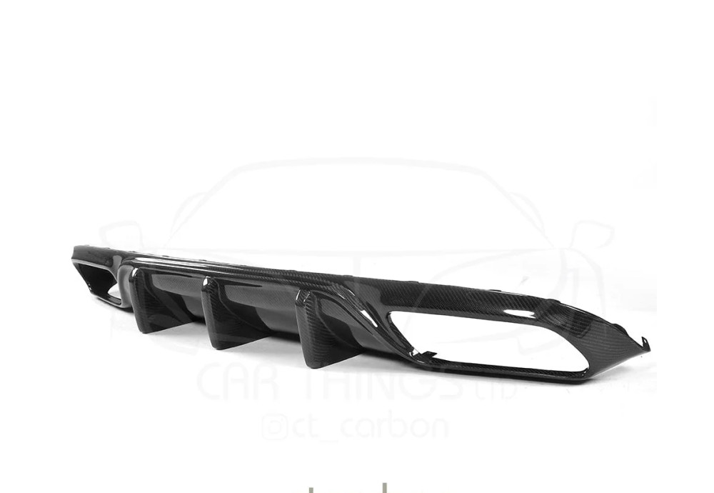 Rear Diffuser Carbon Fiber CT CARBON For Mercedes C63 C63S AMG A205 C205