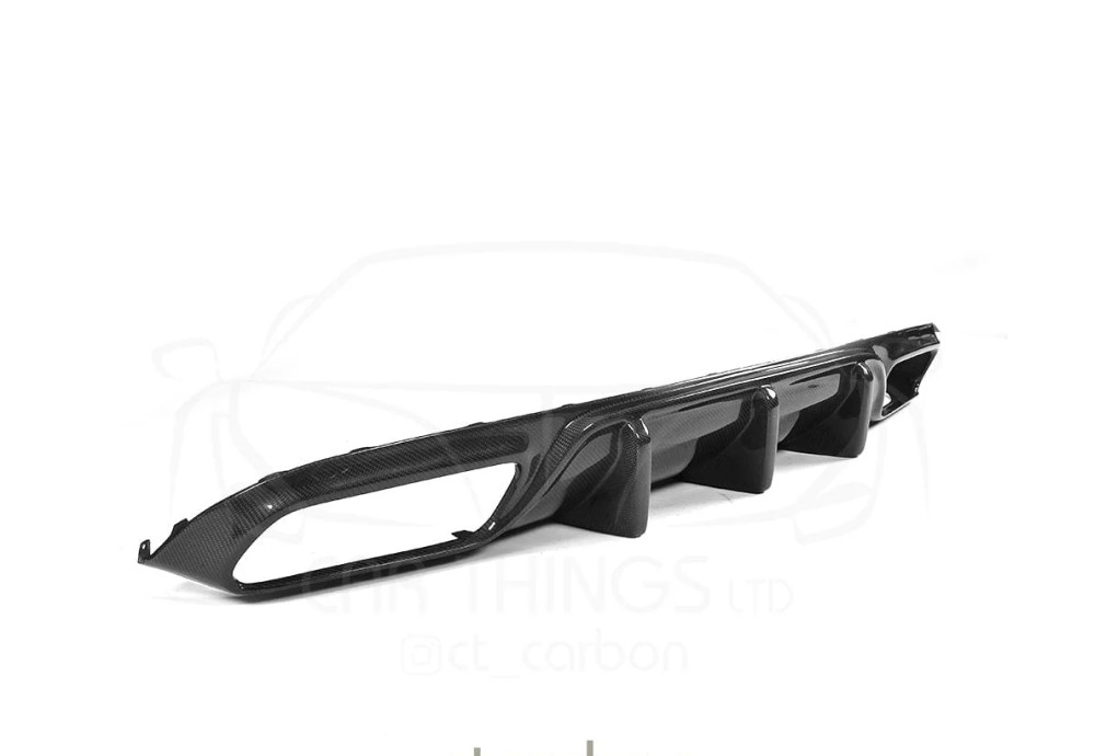 Rear Diffuser Carbon Fiber CT CARBON For Mercedes C63 C63S AMG A205 C205