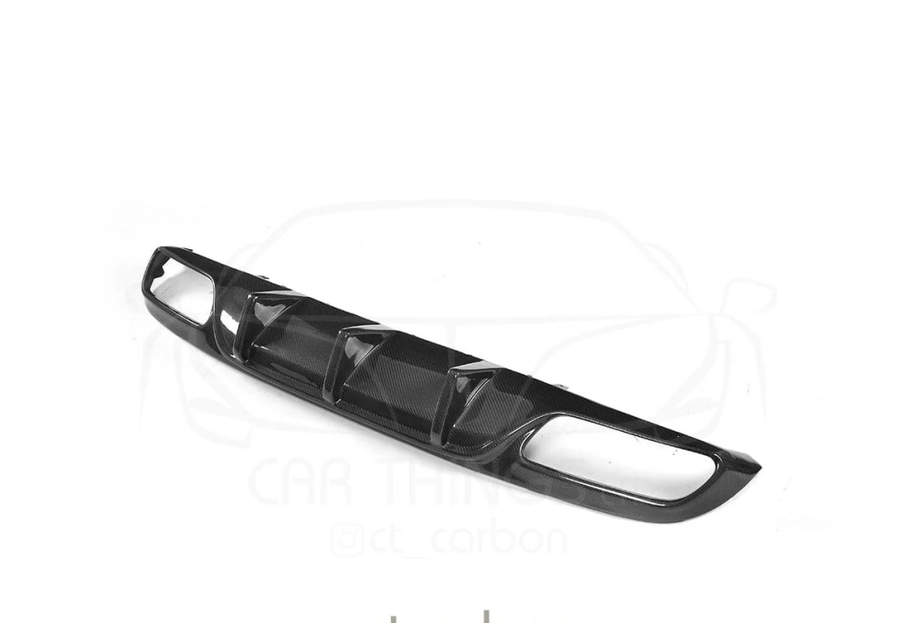 Rear Diffuser Carbon Fiber CT CARBON For Mercedes C63 C63S AMG A205 C205