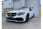 Splitter Carbon Fiber CT CARBON For Mercedes C63 C63S AMG A205 C205