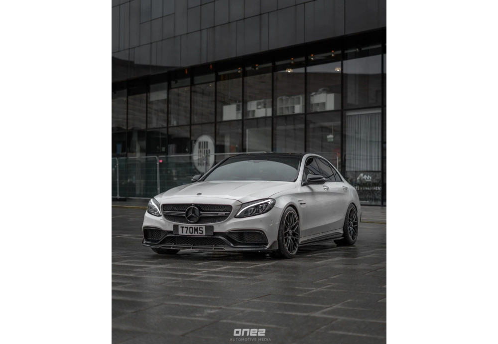 Splitter Carbon Fiber CT CARBON For Mercedes C63 C63S AMG W205 Sedan