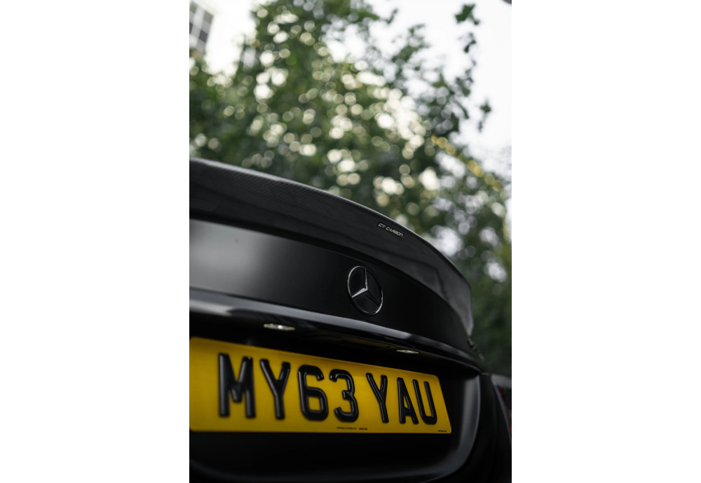 Spoiler Carbon Fiber CT CARBON For Mercedes C63 C63S AMG W205 Sedan