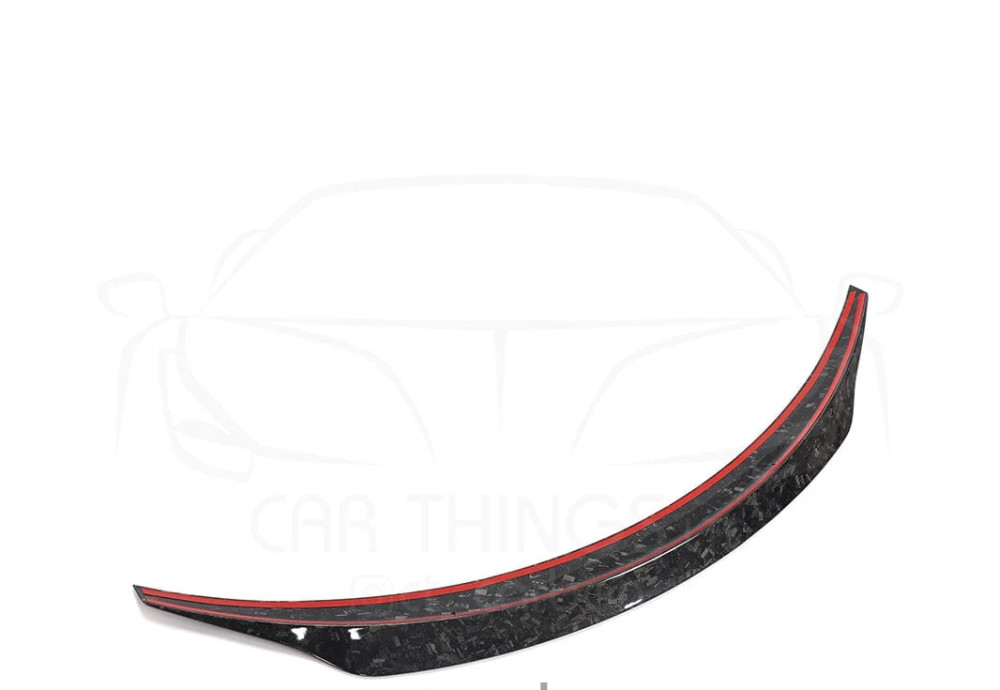 Rear Spoiler Forget Carbon Fiber CT CARBON For Mercedes C63 C63S AMG C205