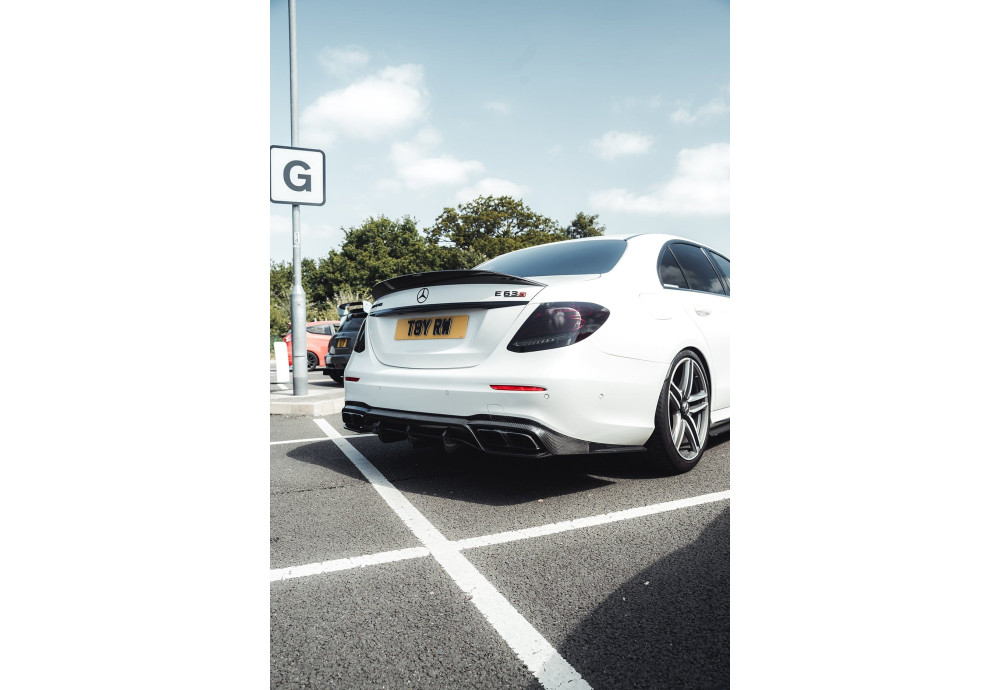 Rear Diffuser Carbon Fiber CT CARBON For Mercedes E63 E63S AMG W213 Sedan