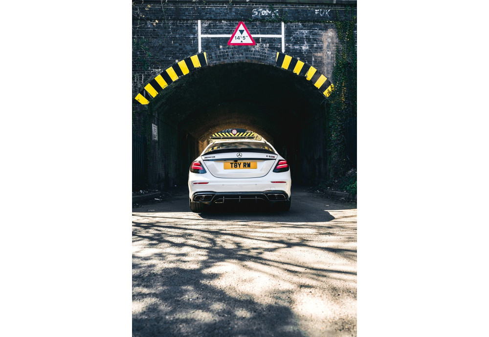 Rear Diffuser Carbon Fiber CT CARBON For Mercedes E63 E63S AMG W213 Sedan