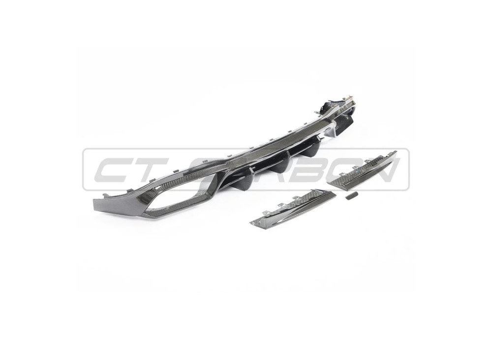 Rear Diffuser Carbon Fiber CT CARBON For Mercedes E63 E63S AMG W213 Sedan