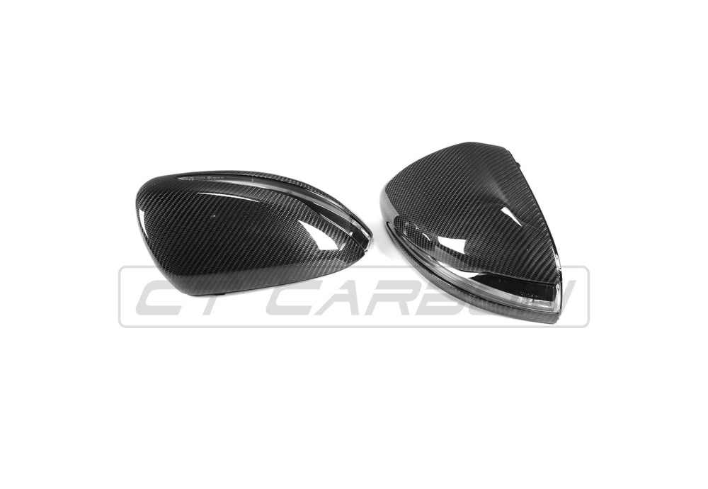 Rear Mirror Caps Carbon Fiber CT CARBON For Mercedes E-Class E63 AMG W213 LHD