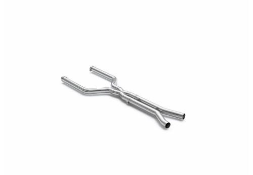 BMW X6M (F96) Eisenmann non-resonated center pipe exhaust section