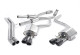 Audi S8 (D4) 4.0 TFSI Milltek Non-resonated Exhaust with Cerakote Black Tips 