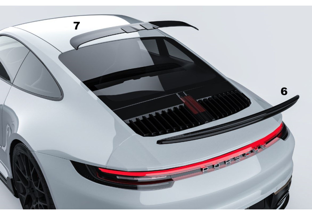 Porsche 911 Carrera (992) Roof spoiler TECHART