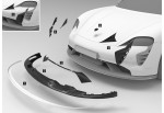 Porsche Taycan Carbon Aero set Techart
