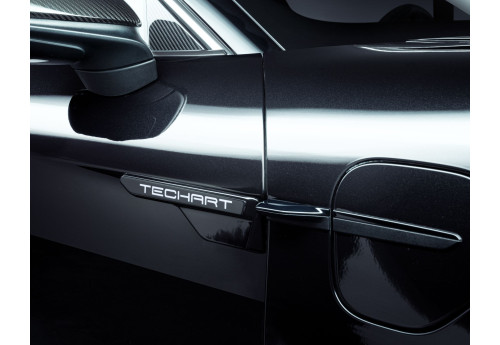 Porsche Taycan Add-On Trim with TECHART lettering