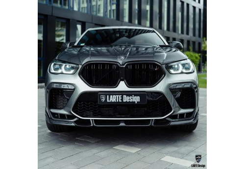 Front Skirt Center Larte Design For BMW X6M F96