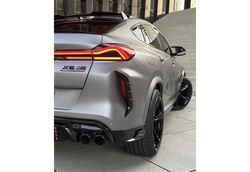 Diffusor Side Wings Larte Design For BMW X6M F96 LCI 2024+