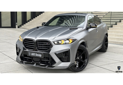 Front Bumper Side Covers Larte Design For BMW X6M F96 LCI 2024+