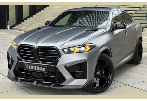 Front Skirt Side Larte Design For BMW X6M F96 LCI 2024+