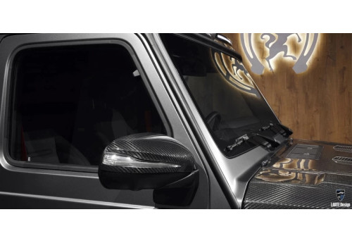 Carbon Fiber Mirror Caps Larte Design For Mercedes-Benz G-Class G63 AMG W463A 2018+