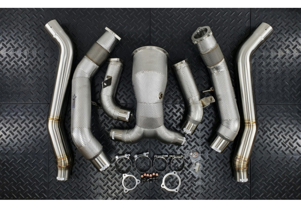 Downpipe Resonator Delete System For Audi A7 C8 Sportback 55TFSI 3.0 Turbo