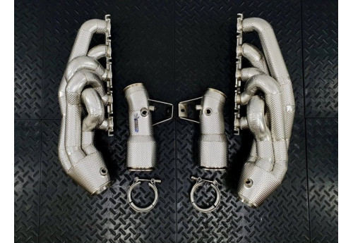 Long Tube Headers For Audi R8 V10