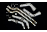 Downpipe Resonator Delete System For Audi RS6 C8 Avant 4.0L BiTurbo