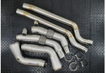Downpipe Resonator Delete System For Audi RS6 C8 Avant 4.0L BiTurbo