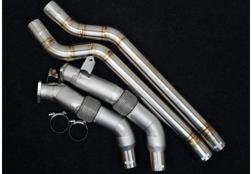 Front Resonator Delete For Audi RS6 C8 Avant 4.0L BiTurbo