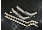 Front Resonator Delete For Audi RS6 C8 Avant 4.0L BiTurbo