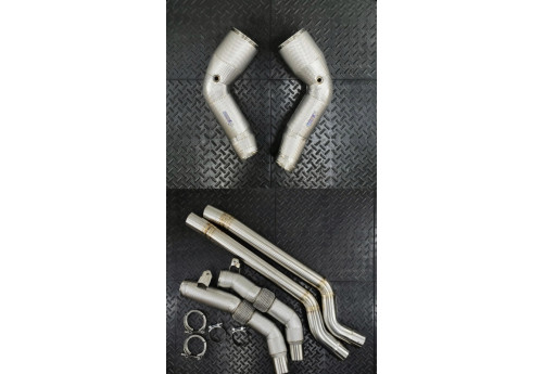 Downpipe Resonator Delete System For Audi RS7 C8 Sportback 4.0L BiTurbo