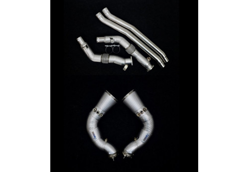 Downpipes Resonator Delete System For Audi RSQ8 4.0L Twin Turbocharged V8