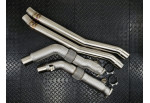 Front Resonator Delete For Audi RSQ8 4.0L Twin Turbocharged V8