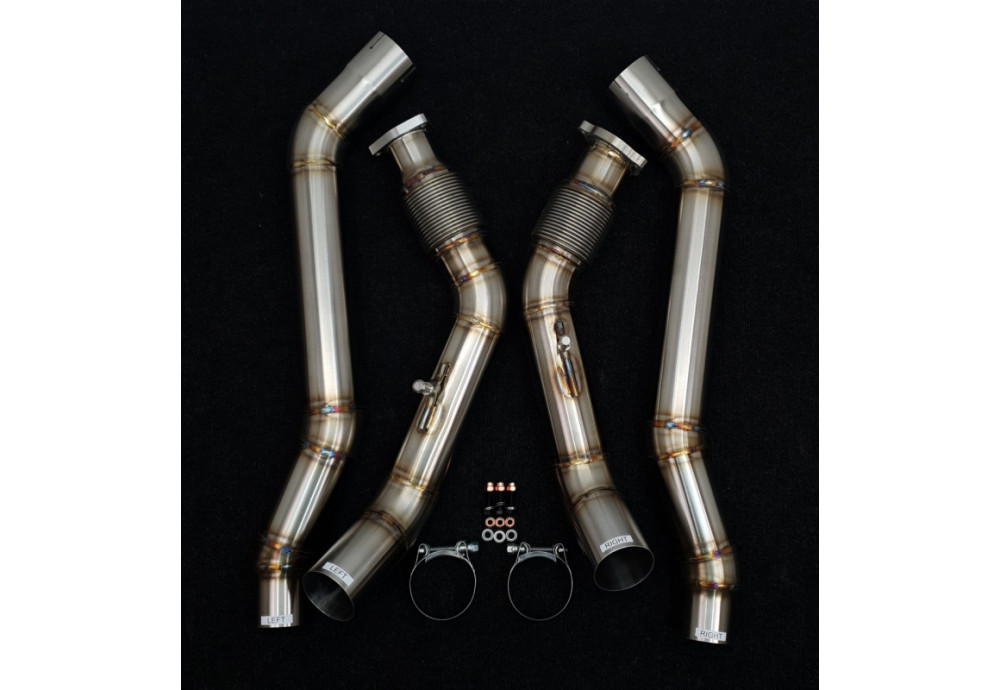 Front Resonator Delete Kit For Audi S7 C8 Sportback 2.9L Twin Turbo V6