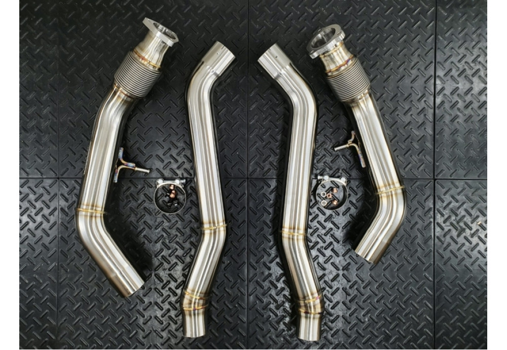 Front Resonator Delete Kit For Audi S7 C8 Sportback 2.9L Twin Turbo V6 Front Resonator Delete Kit For Audi S7 C8 Sportback 2.9L Twin Turbo V6