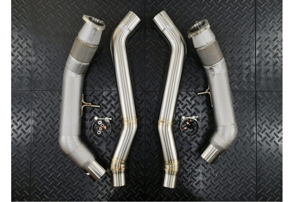 Front Resonator Delete Kit For Audi S7 C8 Sportback 2.9L Twin Turbo V6 Front Resonator Delete Kit For Audi S7 C8 Sportback 2.9L Twin Turbo V6