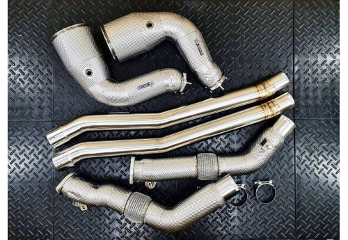 Downpipe Resonator Delete System For Audi SQ7 SQ8 4.0L Twin Turbocharged V8
