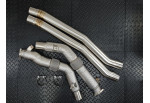 Front Resonator Delete For Audi SQ7 SQ8 4.0L Twin Turbocharged V8