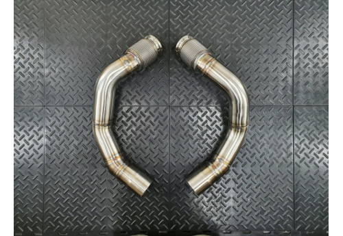 Secondary Downpipes For BMW M8 Series F91 F92 F93 With S63 Engine