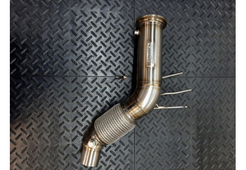 Downpipe Catless For BMW X6 Series F16 With M50d Engine