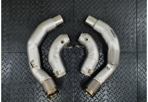 Downpipes Kit For BMW X6M Series F96 With S63 Engine