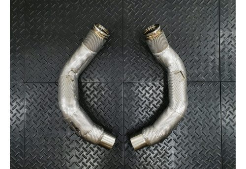 Secondary Downpipes For BMW X6M Series F96 With S63 Engine
