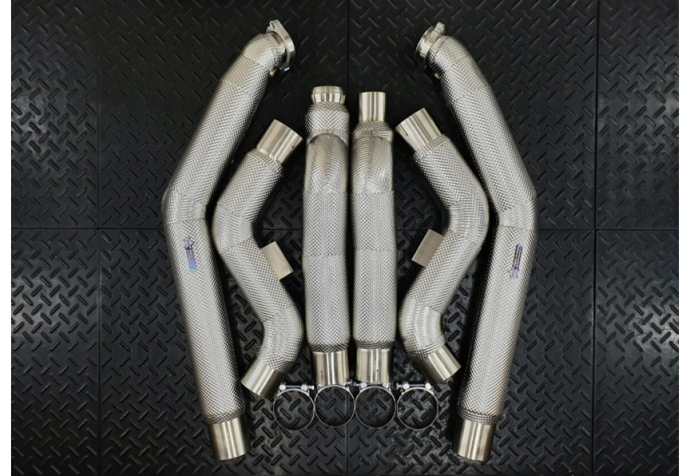Downpipes Kit For Mercedes-Benz CLS63 CLS63S AMG C218 X218 With 5.5L V8 BTwin Turbo M157 Engine