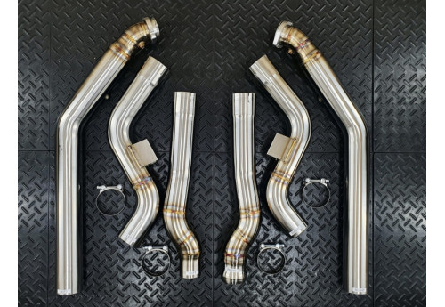 Downpipes Kit For Mercedes-Benz CLS63 CLS63S AMG C218 X218 With 5.5L V8 BTwin Turbo M157 Engine
