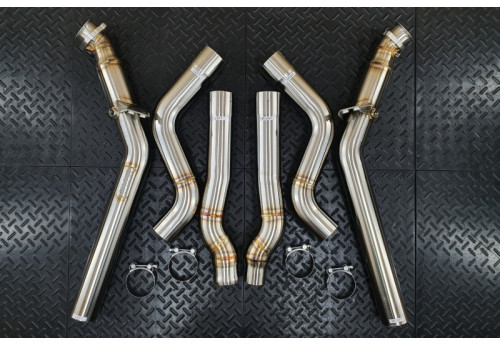 Downpipes Kit For Mercedes-Benz E500 E550 W212 With 4.7L V8 Bi-Turbo M278 Engine
