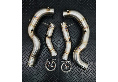 Downpipes Kit For Mercedes-Benz GLC63 GLC63S AMG X253 With M177 4.0L BiTurbo V8 Engine